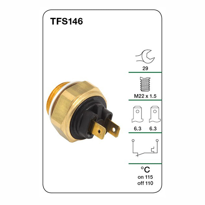 Tridon Thermo Fan Switch TFS146