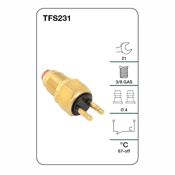 Tridon Thermo Fan Switch TFS231