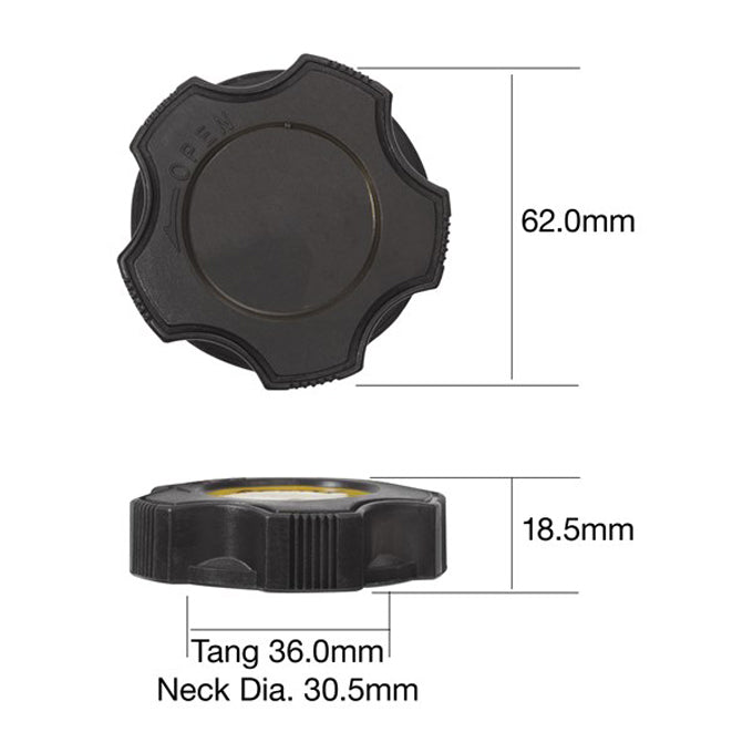 Tridon Oil Cap TOC504