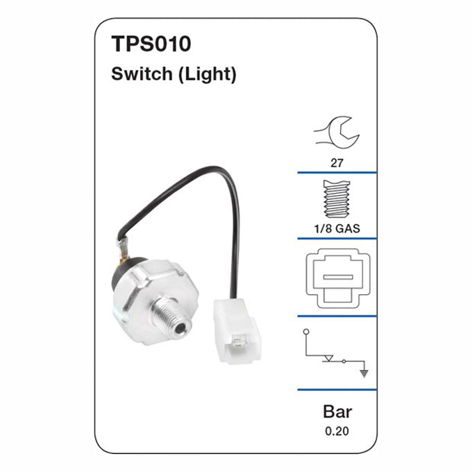 Oil Pressure Switch (Light) TPS010