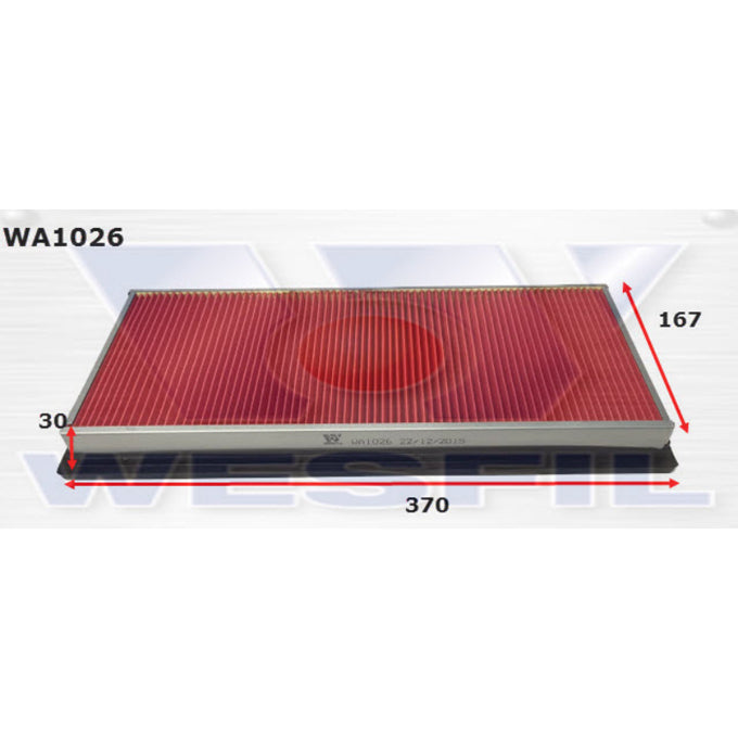 Wesfil Air filter WA1026