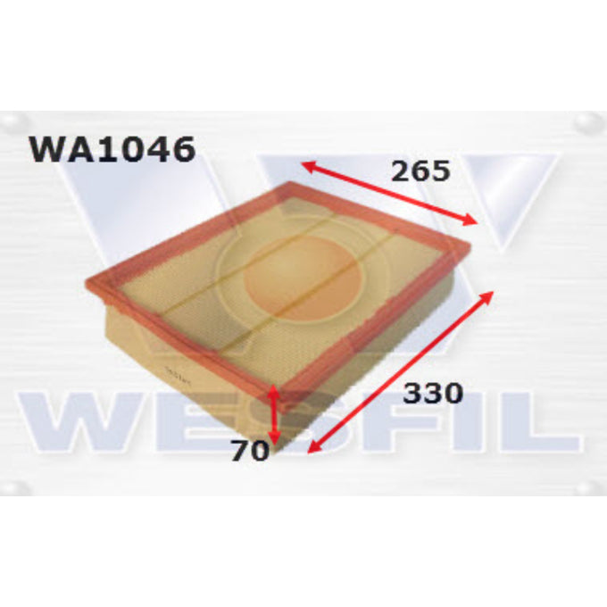 Wesfil Air filter WA1046