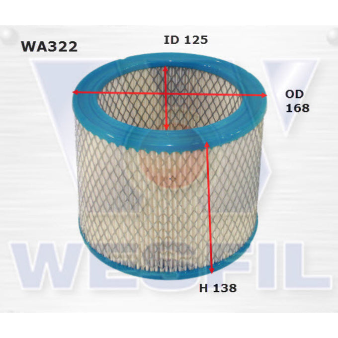 Wesfil Air filter WA322