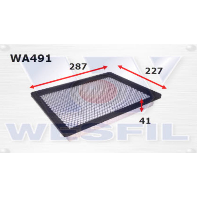 Wesfil Air filter WA491