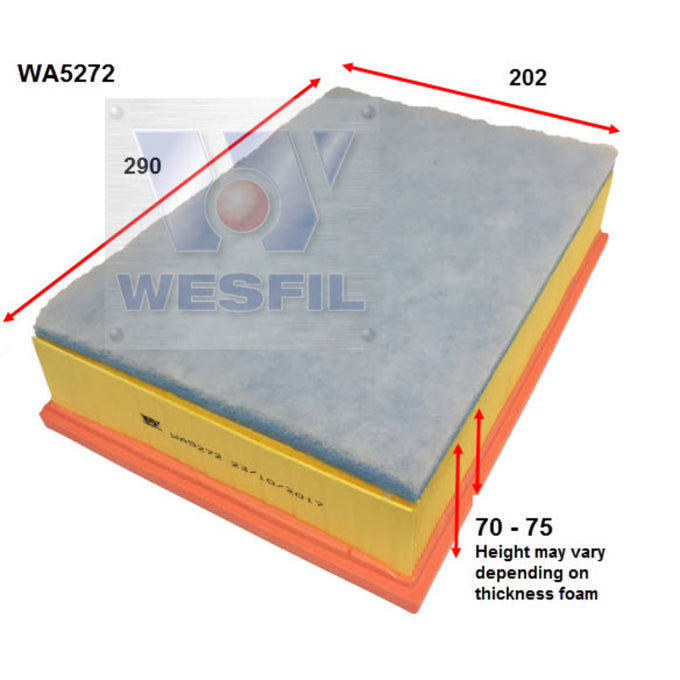 Wesfil Air filter WA5272
