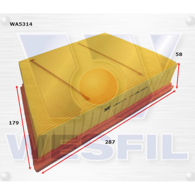 Wesfil Air filter WA5314