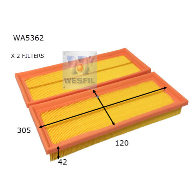 Wesfil Air filter WA5362