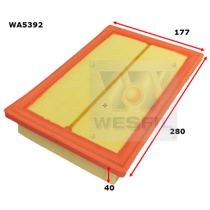 Wesfil Air filter WA5392