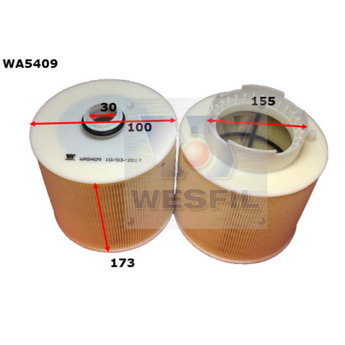 Wesfil Air filter WA5409