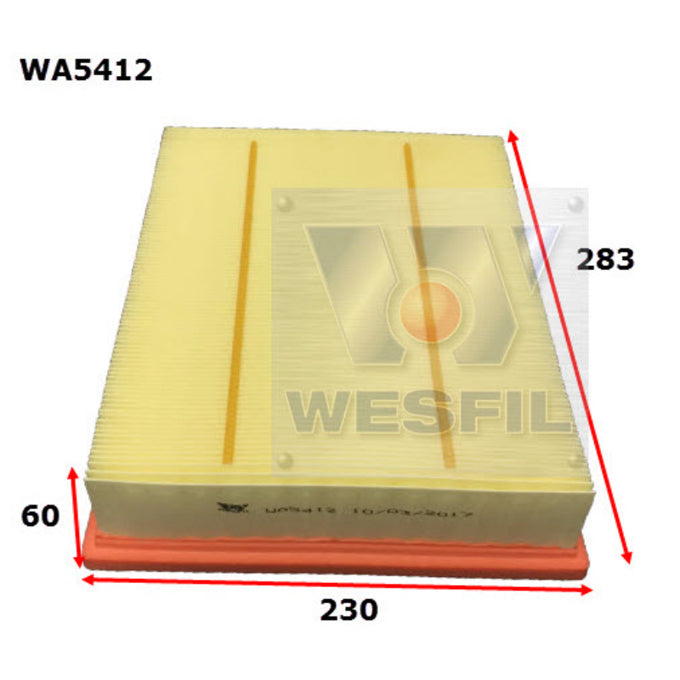 Wesfil Air filter WA5412