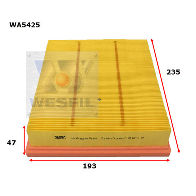 Wesfil Air filter WA5425