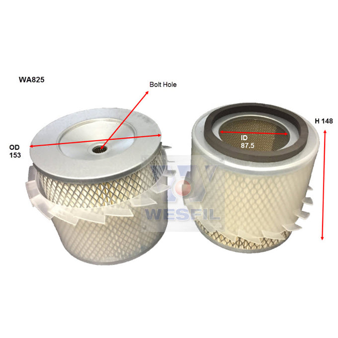 Wesfil Air filter WA825