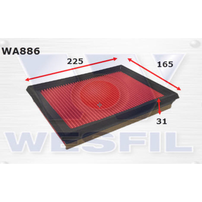 Wesfil Air filter WA886