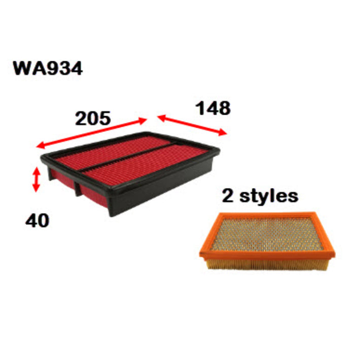 Wesfil Air filter WA934