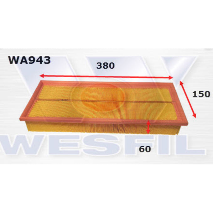 Wesfil Air filter WA943
