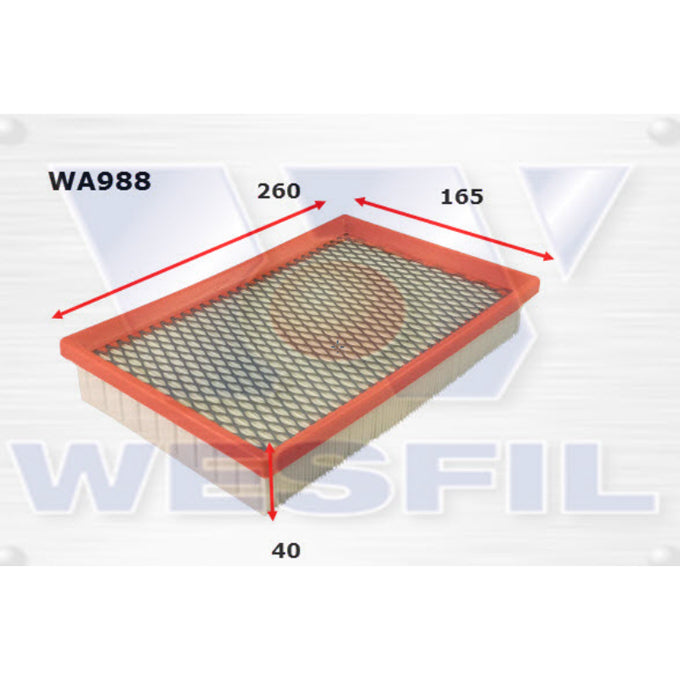 Wesfil Air filter WA988