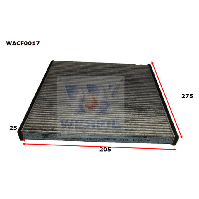Wesfil Cabin Air Filter WACF0017