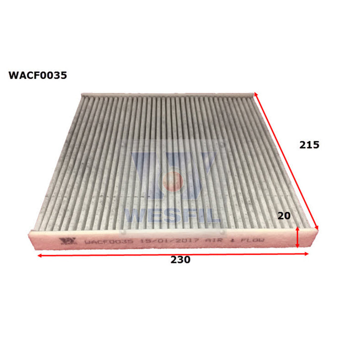 Wesfil Cabin Air Filter WACF0035
