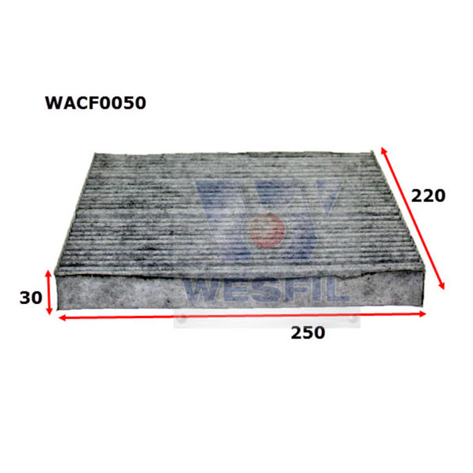 Wesfil Cabin Air Filter WACF0050