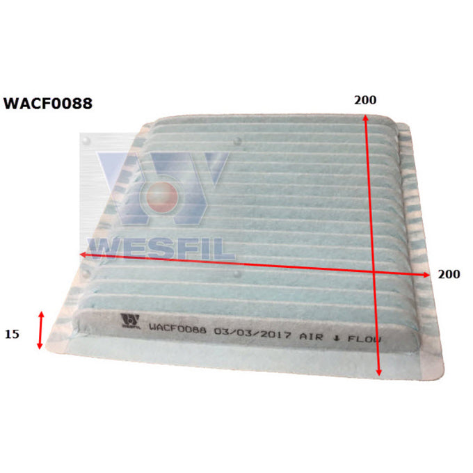 Wesfil Cabin Air Filter WACF0088