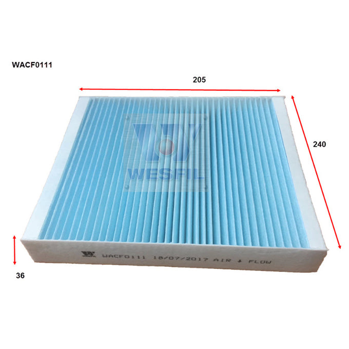 Wesfil Cabin Air Filter WACF0111