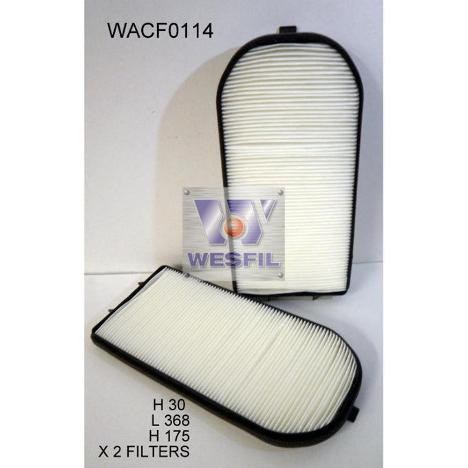 Wesfil Cabin Air Filter WACF0114
