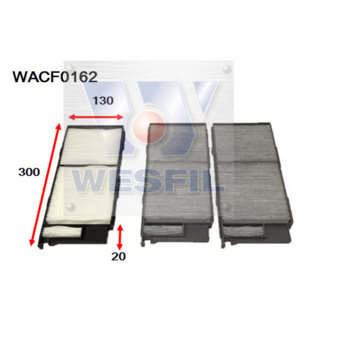 Wesfil Cabin Air Filter WACF0162