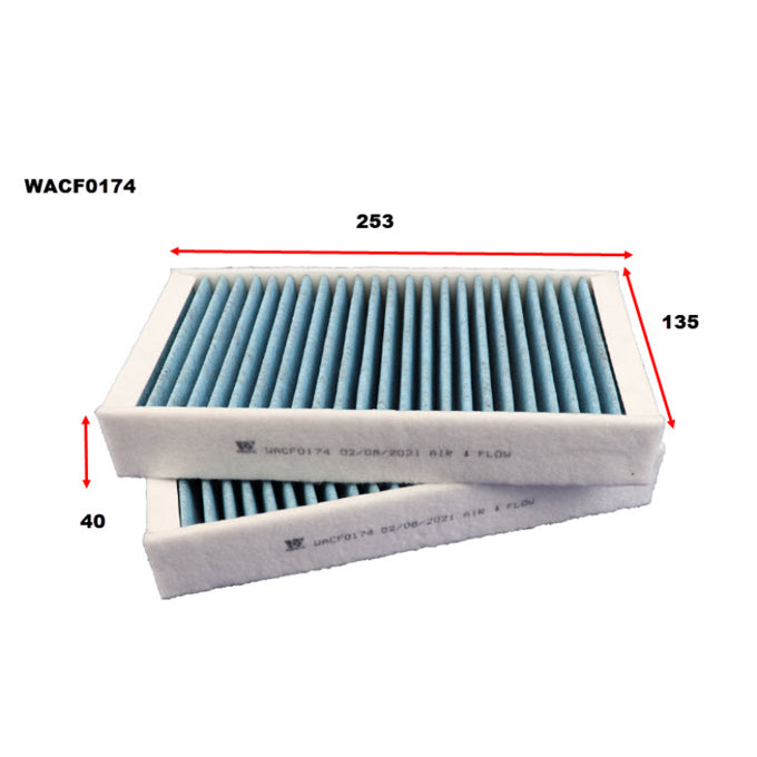Wesfil Cabin Air Filter WACF0174