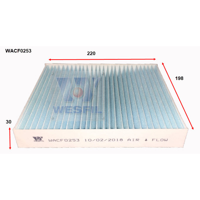 Wesfil Cabin Air Filter WACF0253
