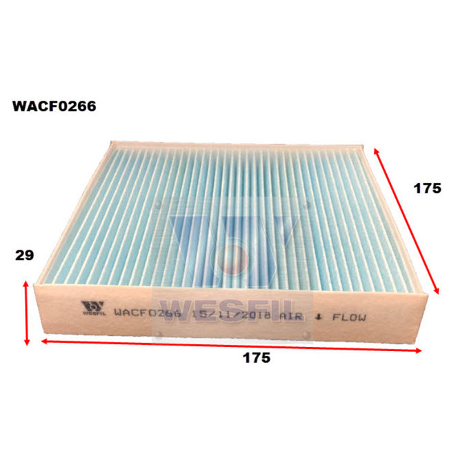Wesfil Cabin Air Filter WACF0266