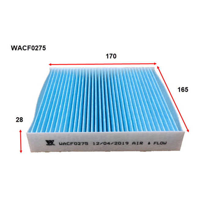 Wesfil Cabin Air Filter WACF0275