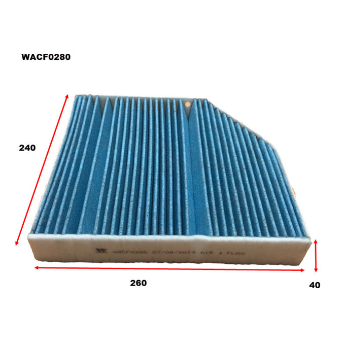 Wesfil Cabin Air Filter WACF0280