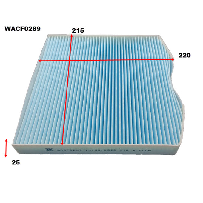Wesfil Cabin Air Filter WACF0289