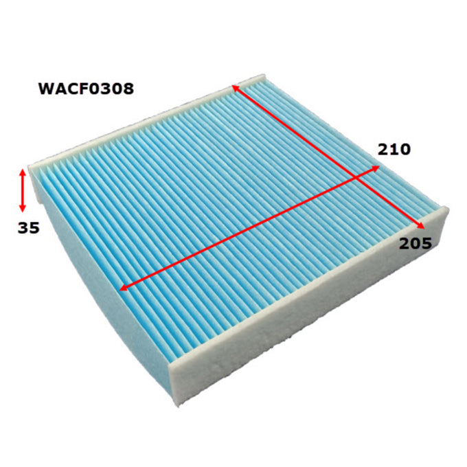 Wesfil Cabin Air Filter WACF0308