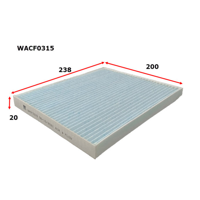 Wesfil Cabin Air Filter WACF0315