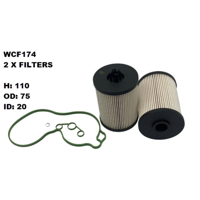 Wesfil Diesel Fuel Filter WCF174