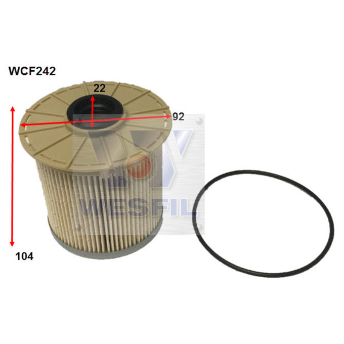 Wesfil Diesel Fuel Filter WCF242