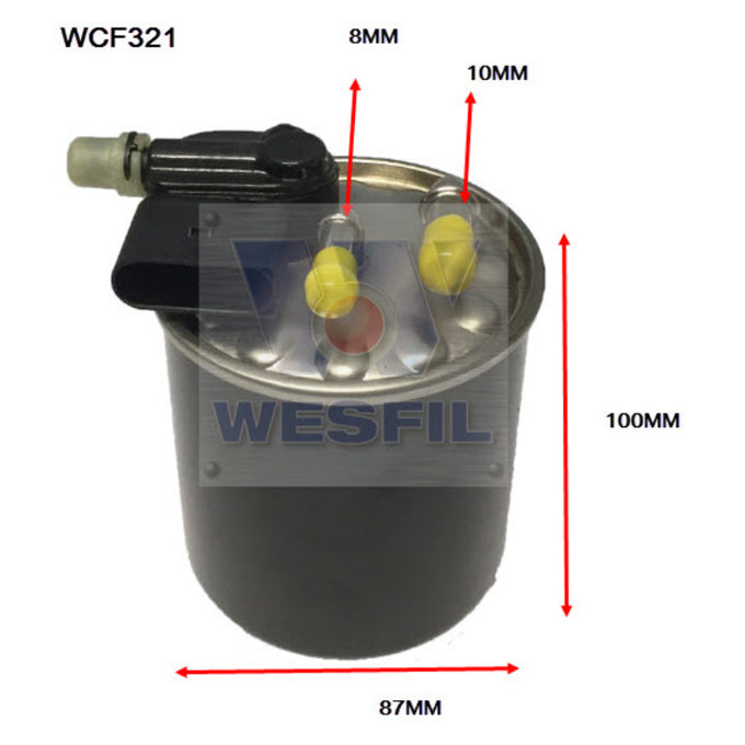 Wesfil Diesel Fuel Filter WCF321