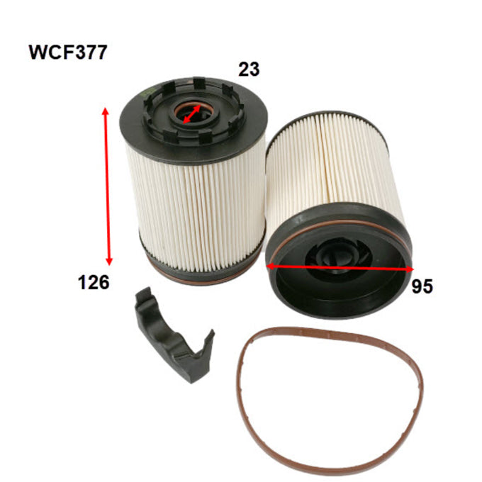 Wesfil Diesel Fuel Filter WCF377