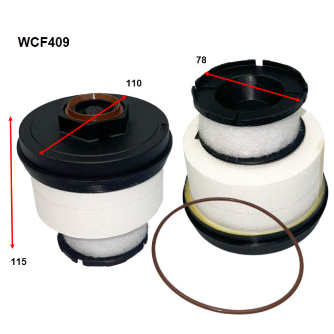 Wesfil Diesel Fuel Filter WCF409