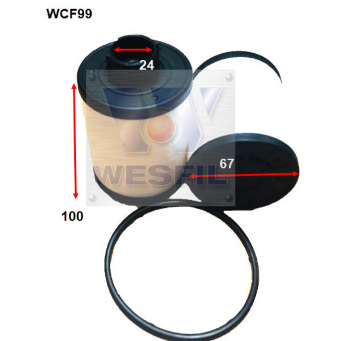 Wesfil Diesel Fuel Filter WCF99