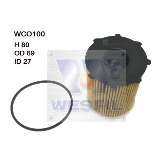 Wesfil Oil Filter WCO100