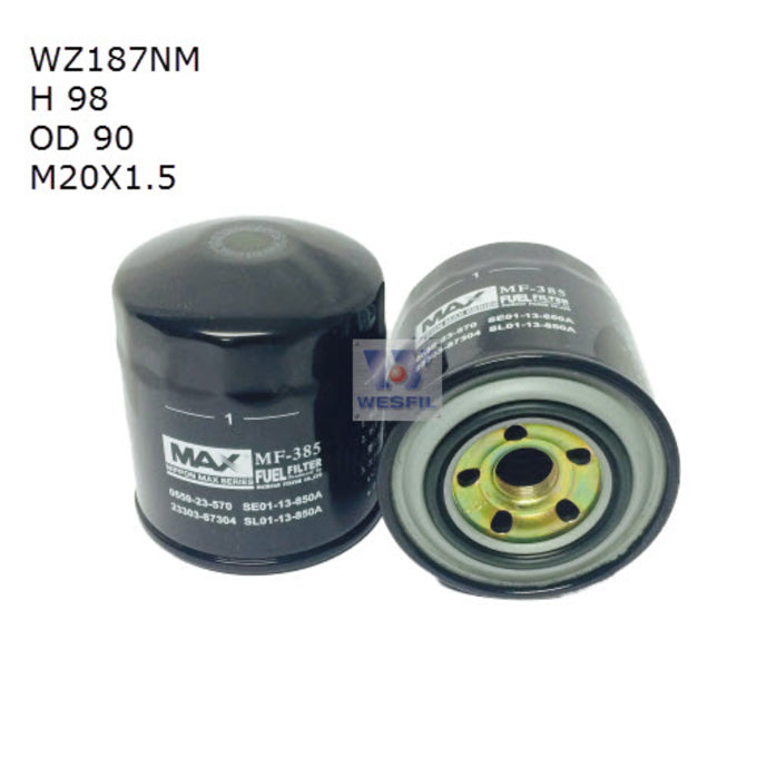 Wesfil Diesel Fuel Filter WZ187NM
