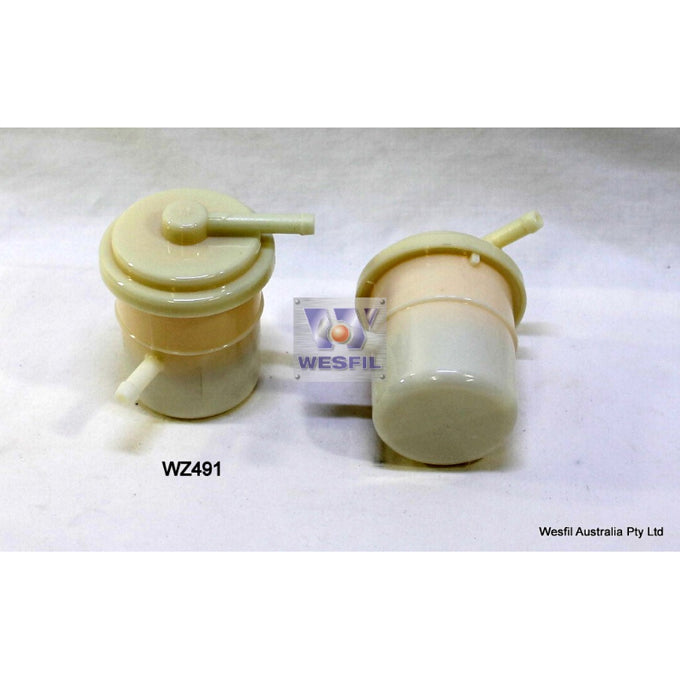 Wesfil Plastic In-line Fuel Filter WZ491