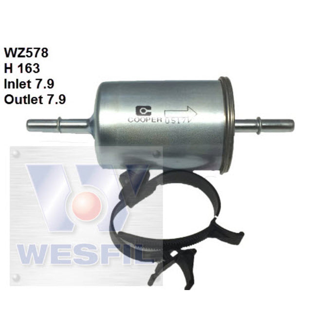 Wesfil EFI Fuel Filter WZ578