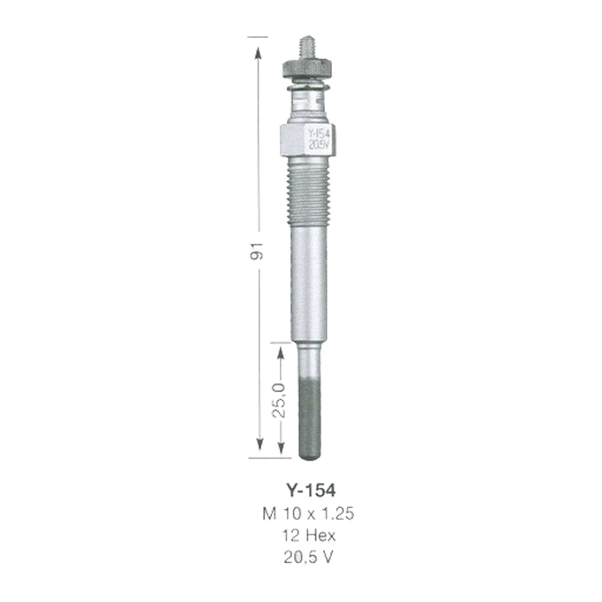 NGK Glow Plug Y-154