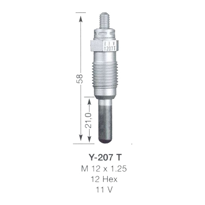 NGK Glow Plug Y-207T