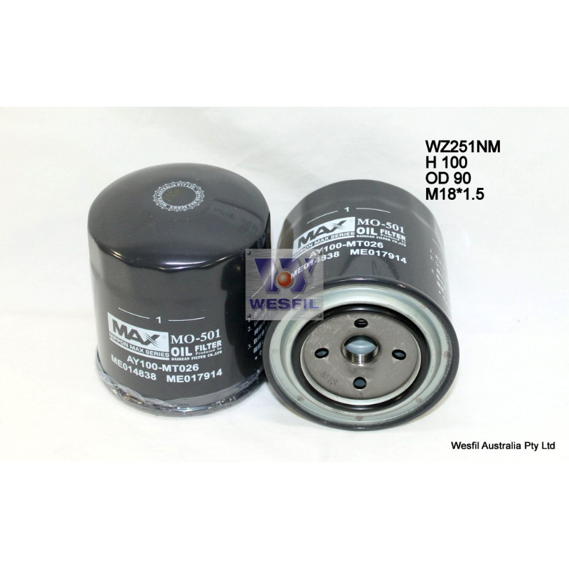 Wesfil Oil Filter WZ251NM