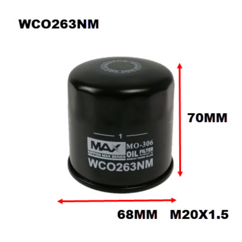 Wesfil Oil Filter WCO263NM