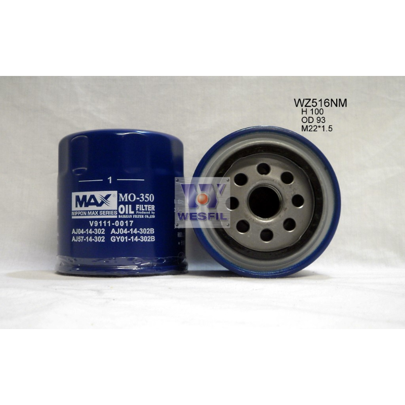 Wesfil Oil Filter WZ516NM